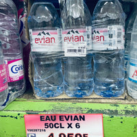 Eau Evian 50cLx6