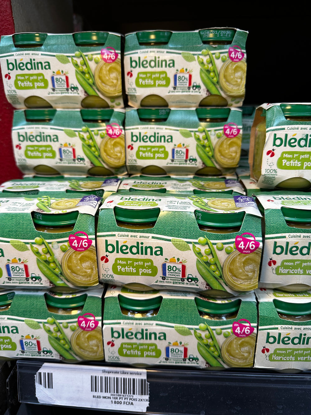 BLÉDINA Petits Pois 130G X2