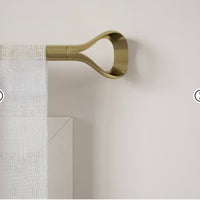 42"-120" Umbra Loop Curtain Rod Gold