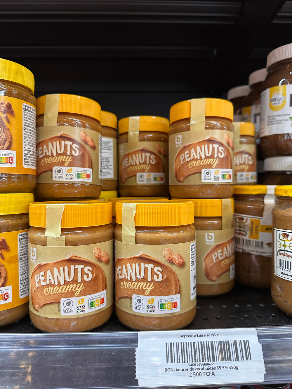BONI beurre de cacahuètes Peanuts creamy 350g