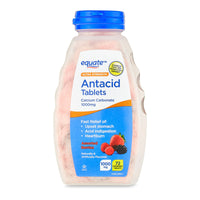 Comprimés à croquer antiacides Equate Ultra Strength, 1000 mg, 72 unités