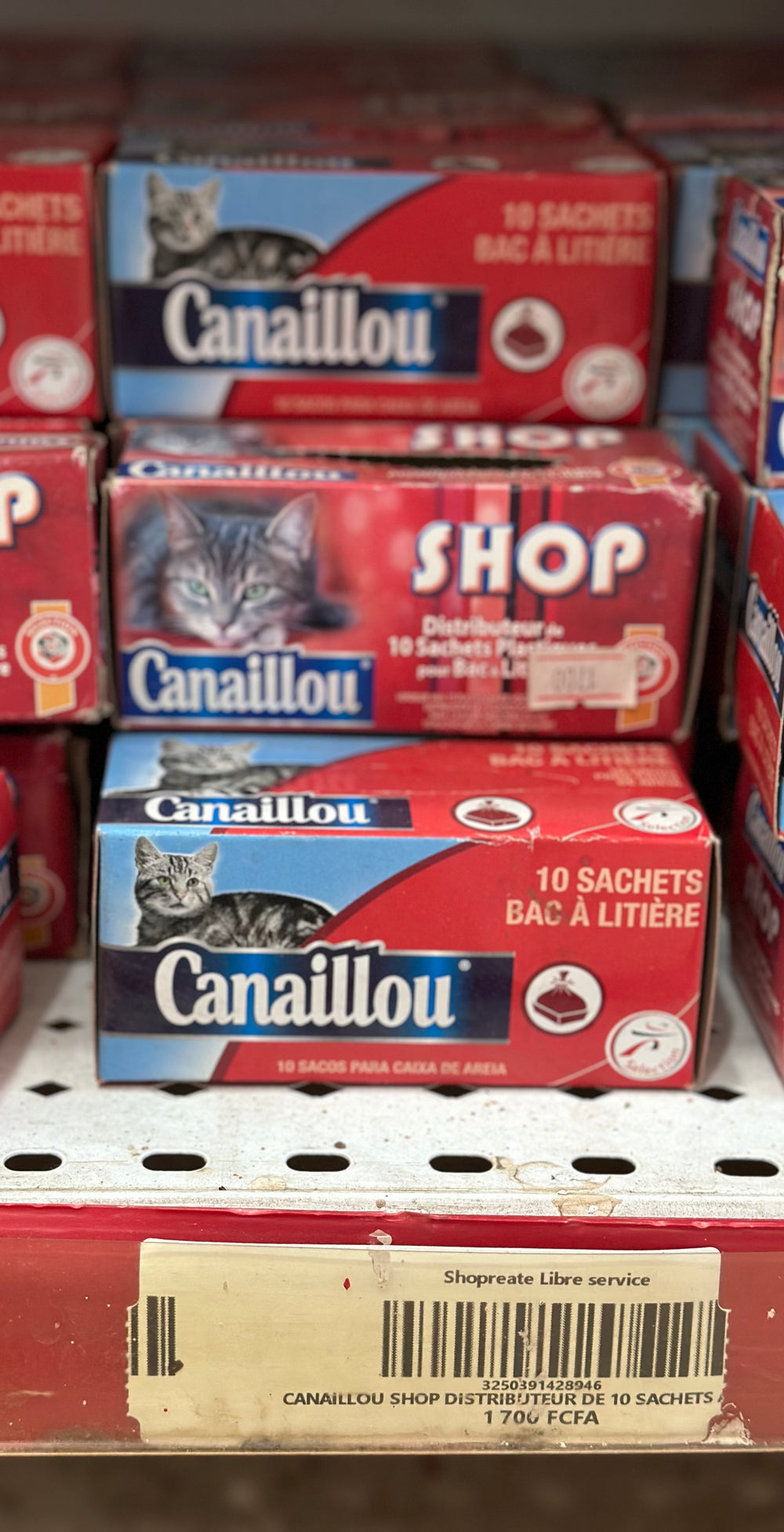 Canaillou 10 sachets bac à litière