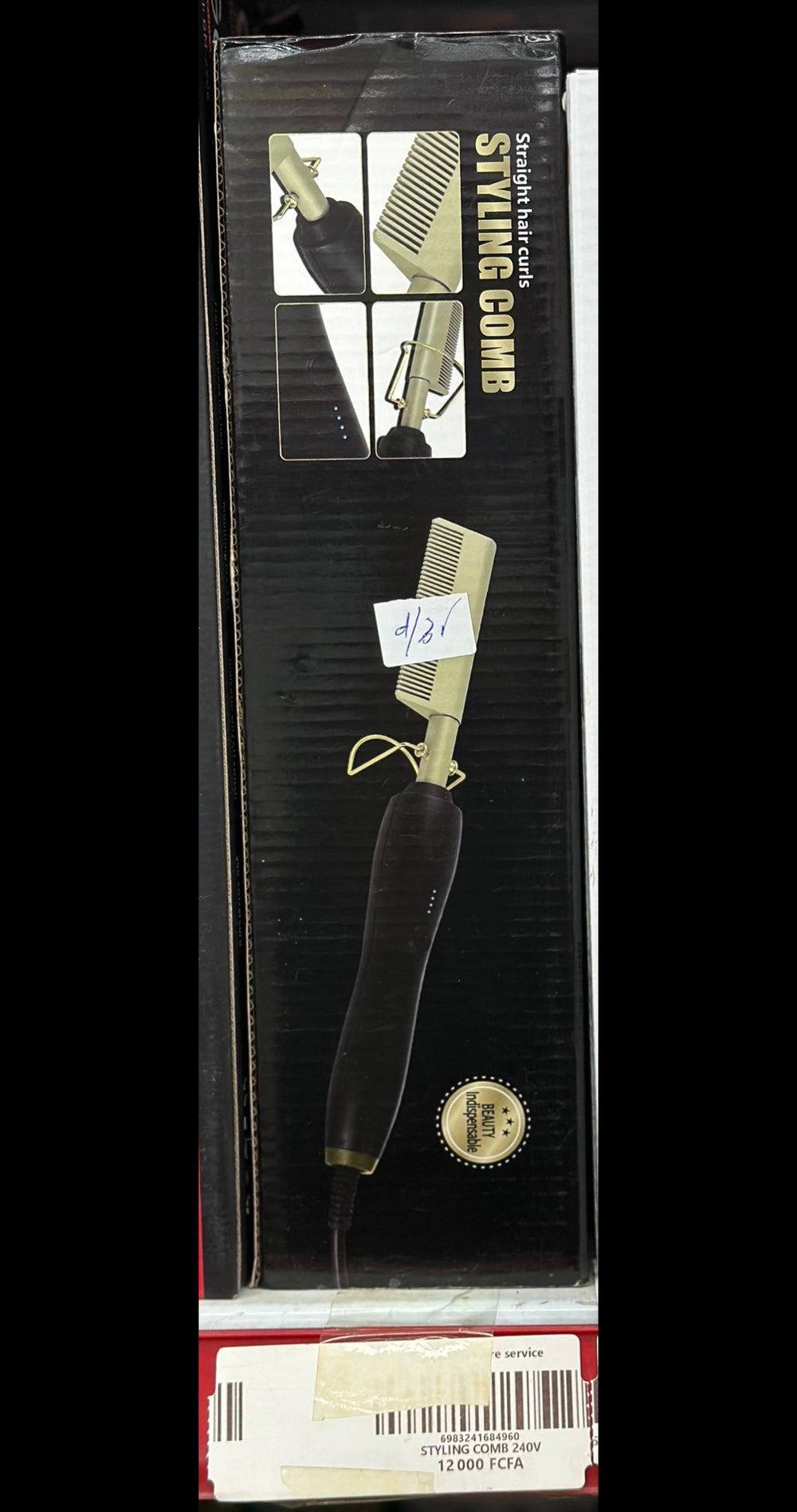 Straight hair curls styling comb