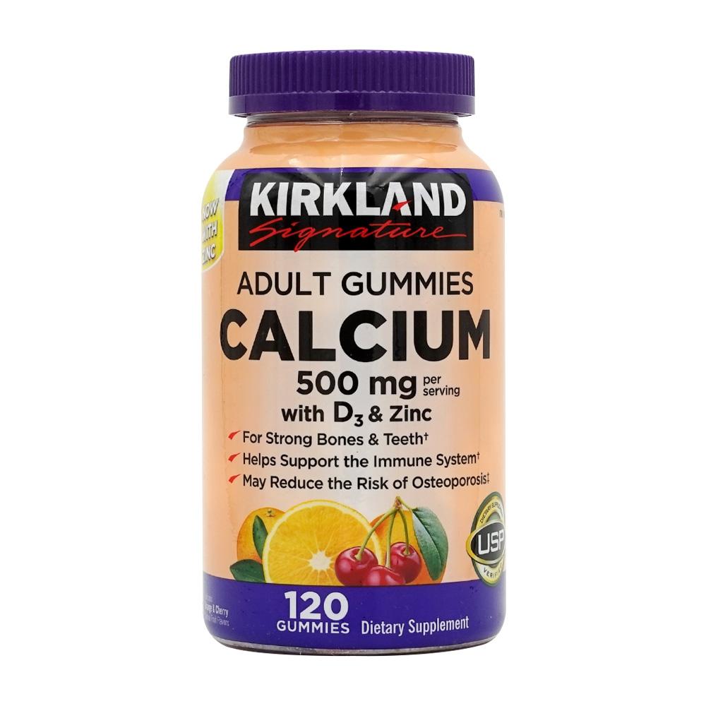 Kirkland Signature
Kirkland Signature Calcium 500mg + D3 & Zina 120Gummies DLC :10/2026