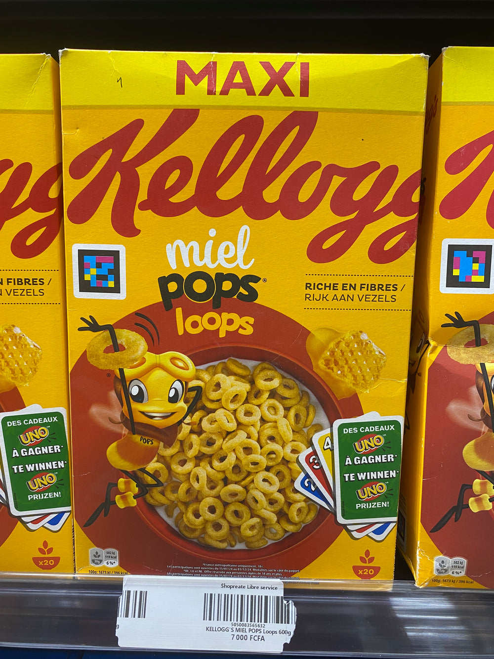 Kellogg’S Miel Pops Loops 600g