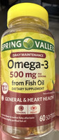 
              Omega-3 – Spring Valley 60-gelulles 05/2026
            