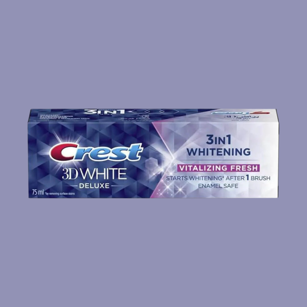 CREST 3D WHITE 3 IN 1 WHITENING 75ML