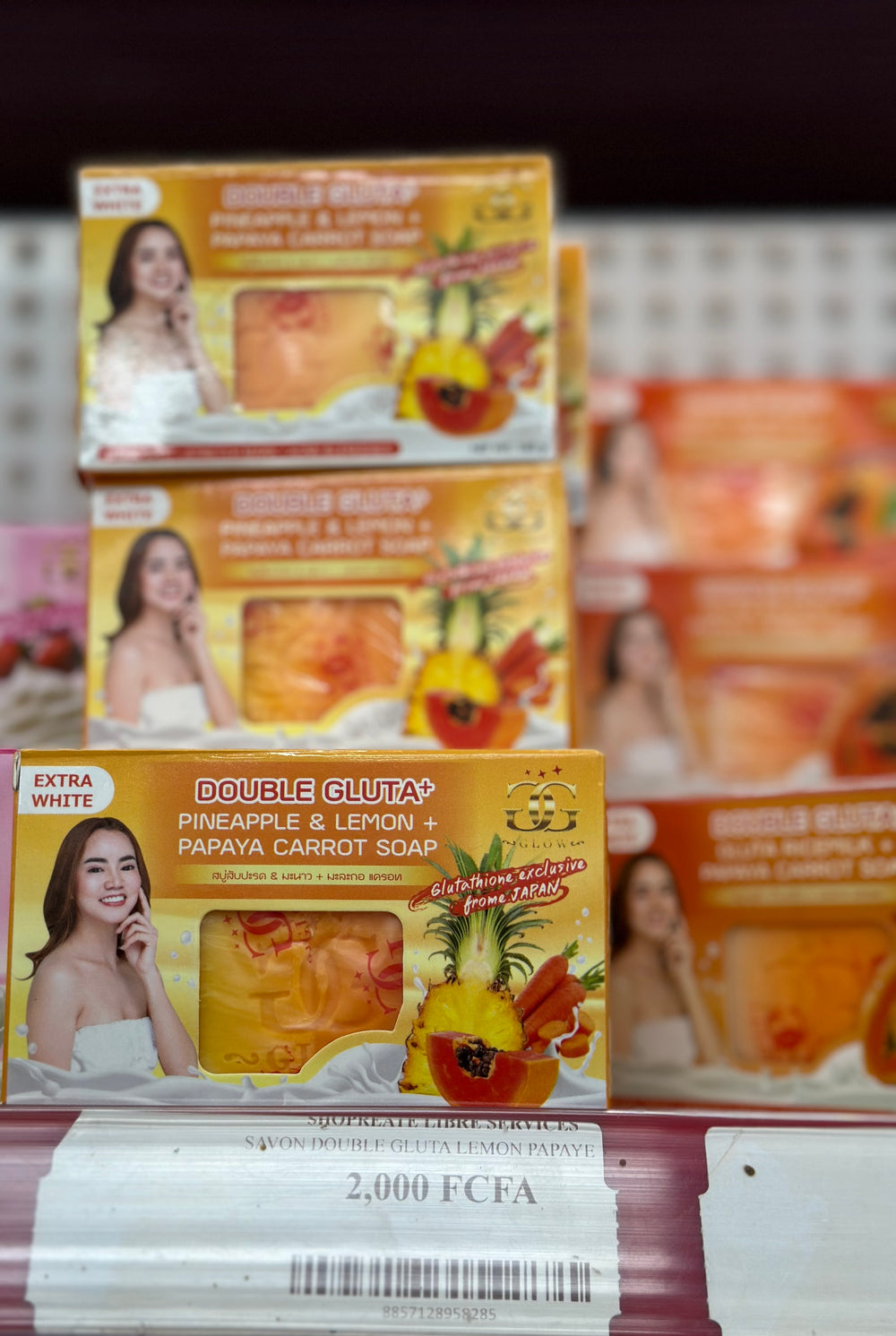 SAVON DOUBLE GLUTA LEMON PAPAYE 160G