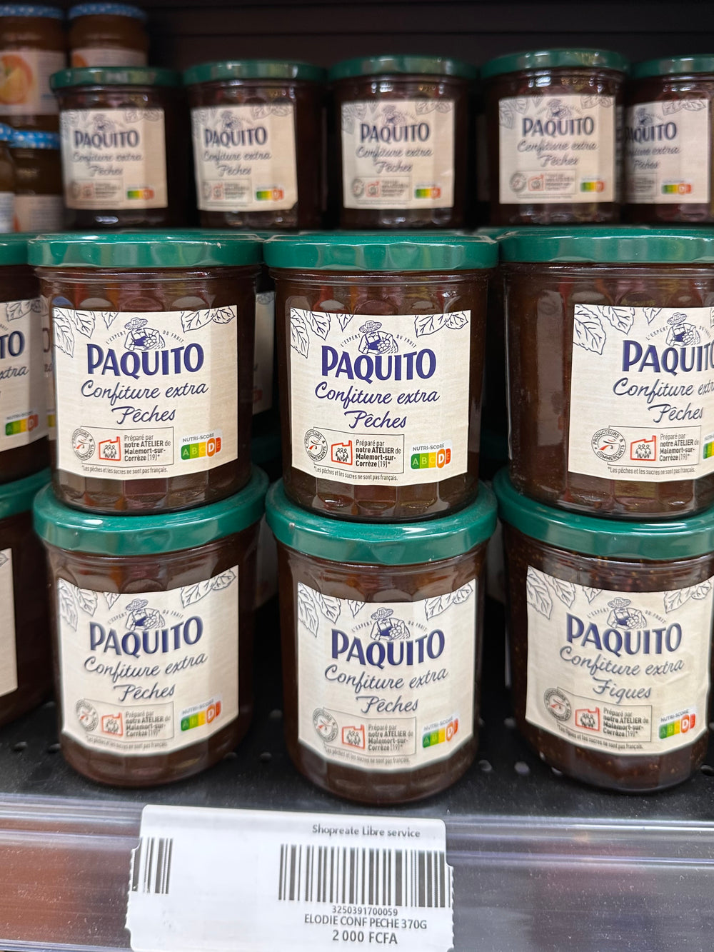 PAQUITO CONFITURE EXTRA PÊCHES 370G
