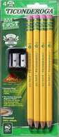 
              Ticonderoga Dixon My First Pencil With Sharpener, 4-count
            