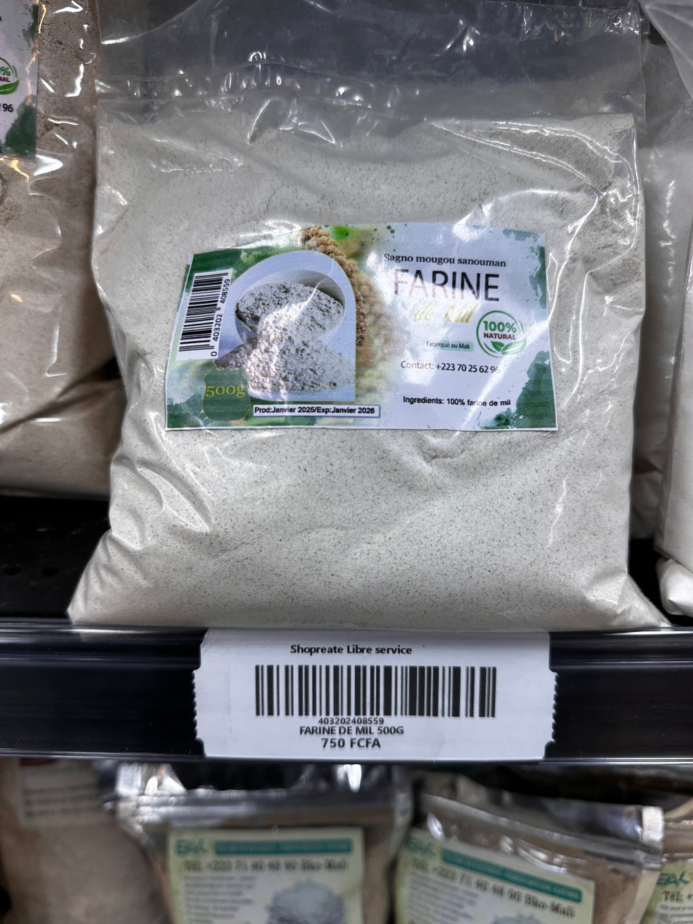 FARINE DE MIL 500G