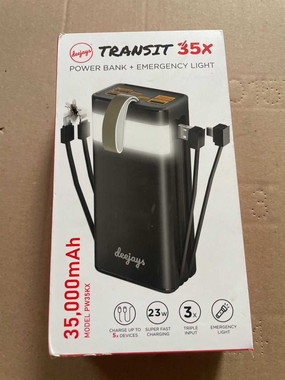 Transit Power Bank Emergency Light