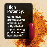 NatureWise CoQ10 – 200 mg, 30 gélules molles (1 mois)