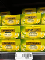 
              TWININGS OF LONDON THÉ VERT SAVEUR CITRON 25 SACHETS
            