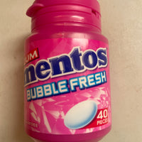 Mentos Gum Bubble Fresh40 Pieces (56g) DLC: Juin26