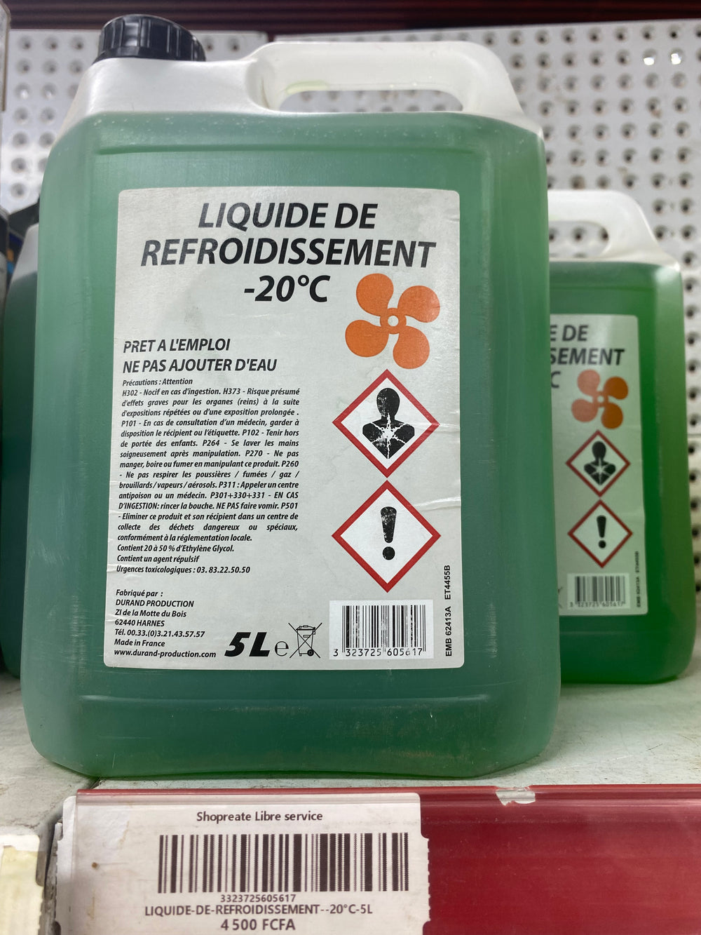 Liquide Refroidissement -20 c 5L