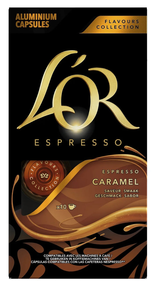 Café Capsules Caramel Compatible Nespresso L'OR
(10 capsules) 05/06/26
