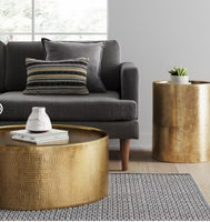 
              Manila Round Hammered Drum Coffee Table - Threshold™
            