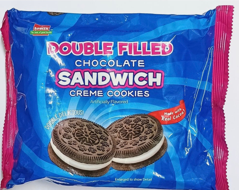 SOBISK Double Filled Chocolate Sandwich 'Creme Cookies (334g) DLC: Juin26