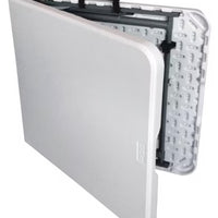 Peakform 4' Adjustable Height Folding Table Off-White LPFN970047