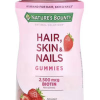 Natures Bounty Hair Skin Nails Gummies Suplemento 40 Gummies DLC: Janv27