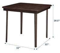 
              Stakmore 32" Wood Folding Card Table Espresso Brown LPEU846869
            