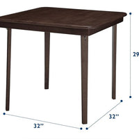 Stakmore 32" Wood Folding Card Table Espresso Brown LPEU846869