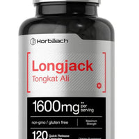 Longjack Tongkat Ali 1600 mg - 120 Capsules DLC: Déc27