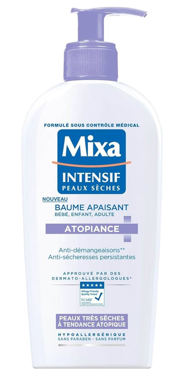 Mixa Intensive Dry Skin - Soothing Atopiance Balm for Very Dry Skin with Atopic Prone - 250 ml