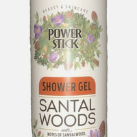 Power Stick Shower Gel Santal Woods W Sandalwood/Violet/Cedar Wood 16oz-See Belo 473ml