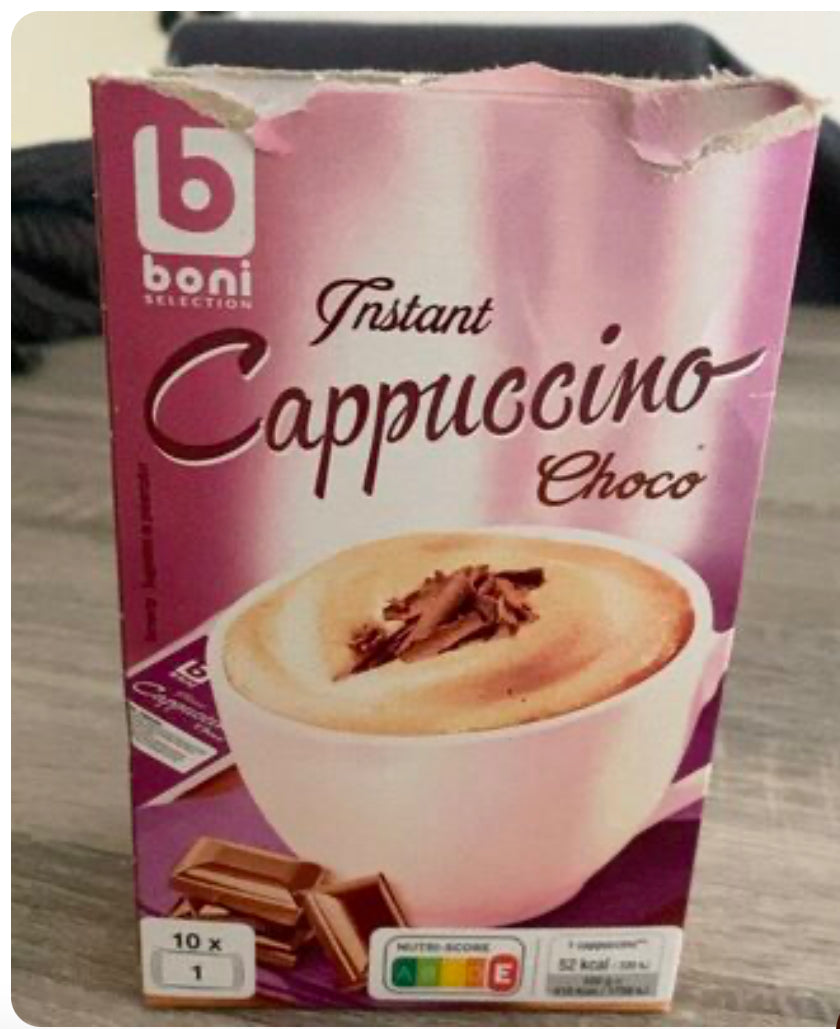 Instant cappuccino choco - Boni 125g DLC: Sept26