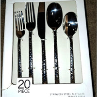 Wendy Bellisimo stainless steel flatware NWT 20 pièces