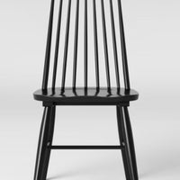 Harwich High Back Windsor Dining Chair Black FA - Threshold