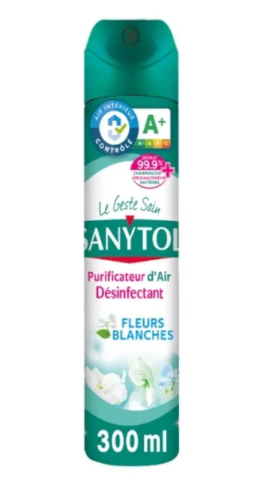 Désodorisant Désinfectant Fleurs Blanches SANYTOL
le flacon de 300mL