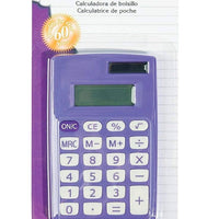 Charles Leonard CHL39100ST Calculatrice à Main 8 Chiffres Couleurs Assorties