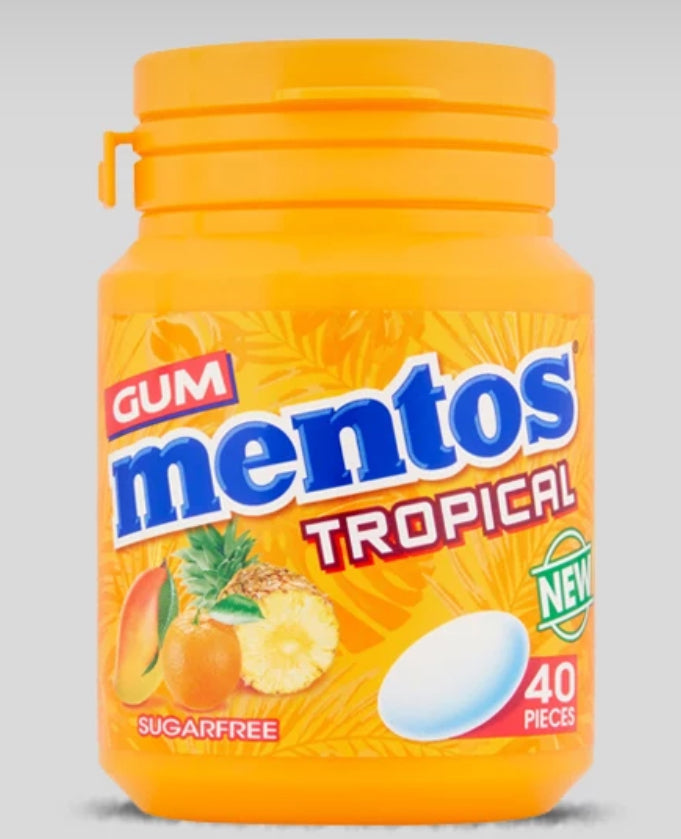 CHEWING GUM MENTOS TROPICAL(40PIECS) DLC: Juin26