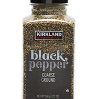 KIRKLAND SIGNATURE - COARSE GROUND BLACK PEPPER - 12,07OZ 360g DLC: Mai26