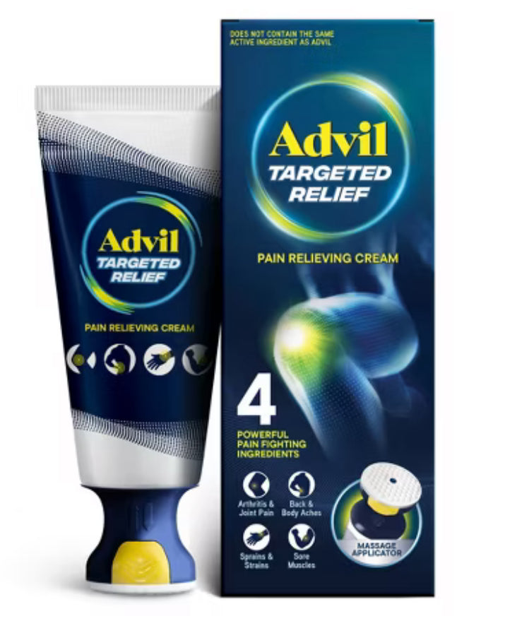 Advil Targeted Relief Pain Relieving Cream with Massage Applicator - 2.5oz (71g) DLC: Juillet26