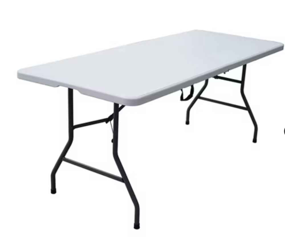 Peakform 6' Folding Banquet Table Off White LPEU842108