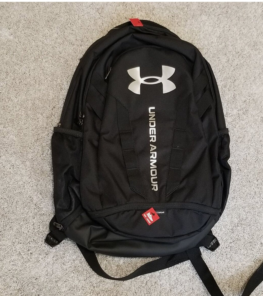 Sac à dos neuf Under Armour Adult Hustle 5,0 noir/argent 1361176 29 L 15