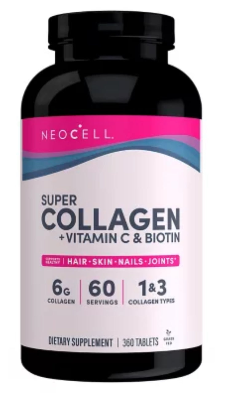 Neocell Super Collagen + Vitamin C & Biotin (360ct) DLC: Août26