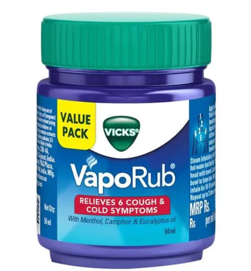 VICKS VAPORUB 50ML/ DLC: Oct25