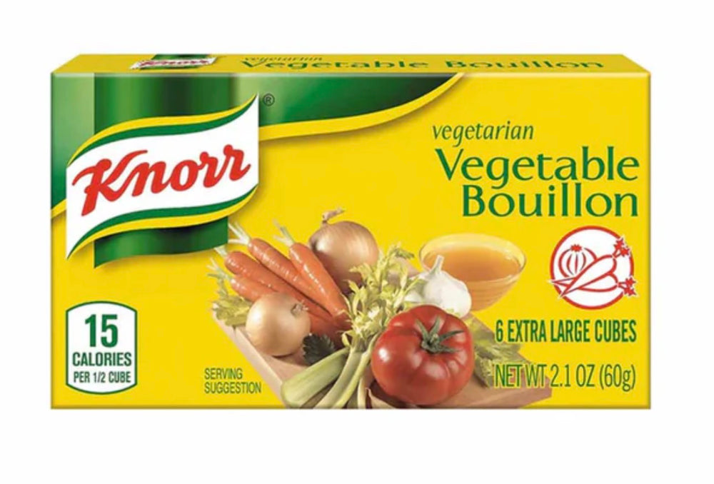 knorr vegetable bouillon 2.1oz (60g) DLC: Juillet28