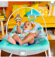 
              Bright Starts Wild Vibes - Rocker para bebés y niños pequeños con vibraciones, unisex, recién nacido
            