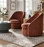 
              Slope Arm Swivel Chair Velvet - Threshold™ designed with Studio McGee
            