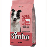 SIMBA DOG CROCCHETTE CON POLLO ALIMENTO CIBO CROCCANTINI MANGIME COMPLETO PER CANI 20KG