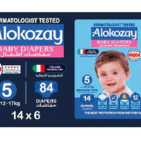 Baby Diapers - Size 5 (12-17 Kg) - 14 Diapers X 6= 84 Diapers