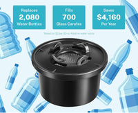 
              Bluevua Remineralization Filter for RO100ROPOT, Alkaline Water Pitcher Filters for Better Taste and Smell. Remineralize and Increase pH for Pure Drinking Water
            