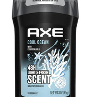 Axe Cool Ocean Long Lasting Antiperspirant Deodorant Stick, Light (76g)
