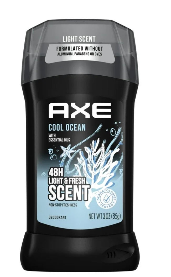 Axe Cool Ocean Long Lasting Antiperspirant Deodorant Stick, Light (76g)